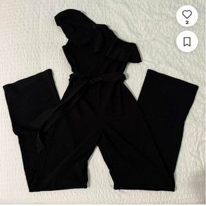 one shoulder jumpsuit